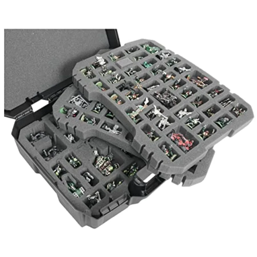 134+ Miniature Figurine Hard Shell Carrying Case - Fits Warhammer 40k, DND, Battletech, Citadel and More! This Tabletop Army Tr
134+ Miniature Figurine Hard Shell Carrying Case - Fits Warhammer 40k, DND, Battletech, Citadel and More! This Tabletop Army Tr