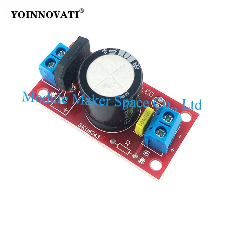 AC to DC Rectifier Filter Power Board - 3A/8A Output, Single Power Supply Conversion with LED Indicator for Amplifiers
AC to DC Rectifier Filter Power Board - 3A/8A Output, Single Power Supply Conversion with LED Indicator for Amplifiers