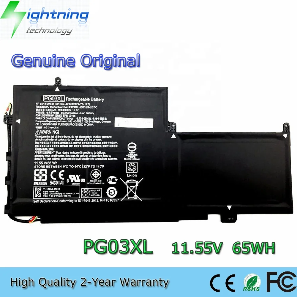 Новый оригинальный аккумулятор для ноутбука PG03XL, 11,55 В, 65 Втч для HP Pavillion Gaming 15-DK 15-EC Omen 5X FPC52, серия и т. д.
Новый оригинальный аккумулятор для ноутбука PG03XL, 11,55 В, 65 Втч для HP Pavillion Gaming 15-DK 15-EC Omen 5X FPC52, серия и т. д.