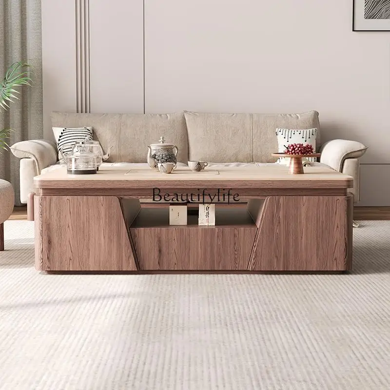 Travertine rock slab coffee table Chinese ancient style Kung Fu tea table integrated living room household Italian style
Travertine rock slab coffee table Chinese ancient style Kung Fu tea table integrated living room household Italian style
