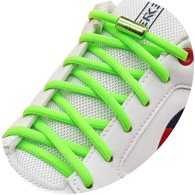 1 Pair Round Shoelaces Color Metal Lock Elastic Shoe Laces Without Ties Children Adult Lazy Shoes Lace For Sneakers 100cm/120cm
1 Pair Round Shoelaces Color Metal Lock Elastic Shoe Laces Without Ties Children Adult Lazy Shoes Lace For Sneakers 100cm/120cm
