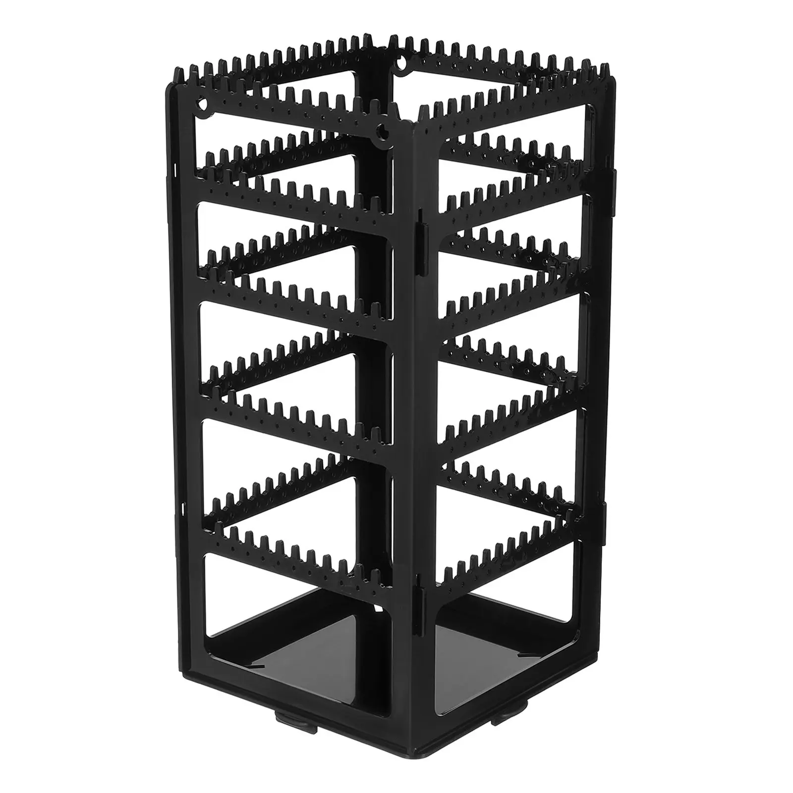 Rotating Black Jewelry Display Stand 360 Degree Earring Holder Organizer Multi Layer Necklace Holder Organizer for Earrings
Rotating Black Jewelry Display Stand 360 Degree Earring Holder Organizer Multi Layer Necklace Holder Organizer for Earrings