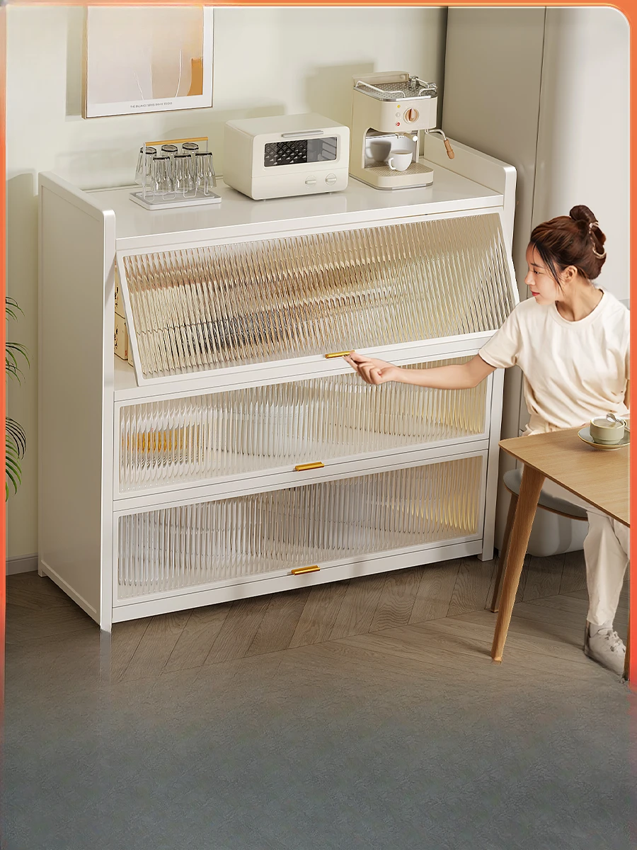 Tea cabinet Metal dining side cabinet Living room Kitchen storage cabinet against the wall
Tea cabinet Metal dining side cabinet Living room Kitchen storage cabinet against the wall