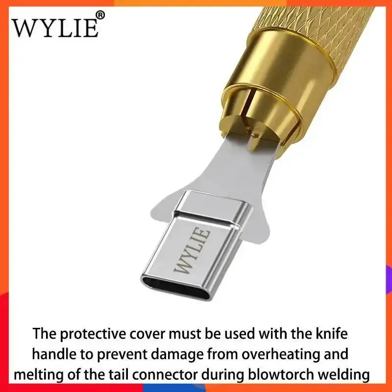 WYLIE Type C Anti Melt Protective Sleeve Kit Covers&1 Handle High Temperature Resistant for Motherboard Charging Port BGA Rework
WYLIE Type C Anti Melt Protective Sleeve Kit Covers&1 Handle High Temperature Resistant for Motherboard Charging Port BGA Rework