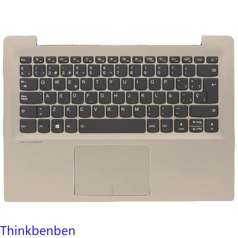 ES Spanish Golden Keyboard Upper Case Palmrest Shell Cover For Lenovo 520S 14 14IKB Laptop 5CB0N78604
ES Spanish Golden Keyboard Upper Case Palmrest Shell Cover For Lenovo 520S 14 14IKB Laptop 5CB0N78604