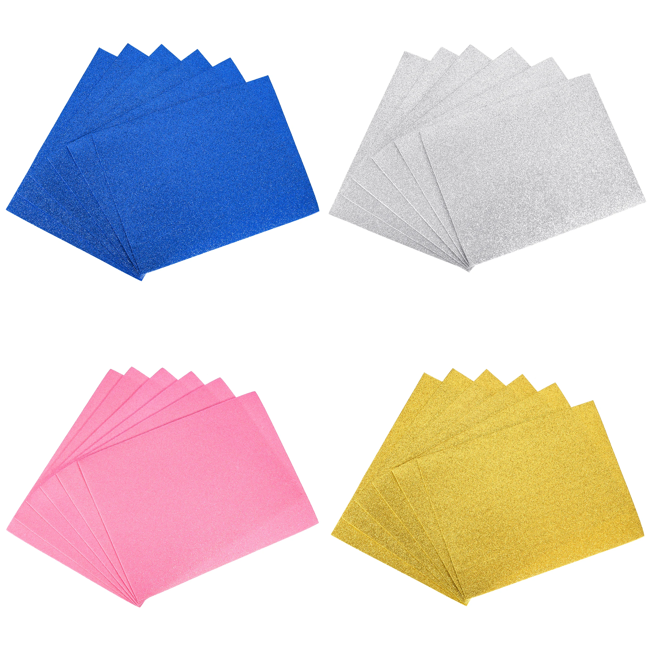Uxcell 6pcs 2mm Thick Gold Powder Glitter EVA Foam Sheet Sponge Paper Foam Paper Kindergarten DIY Handmade Supplies Without Glue
Uxcell 6pcs 2mm Thick Gold Powder Glitter EVA Foam Sheet Sponge Paper Foam Paper Kindergarten DIY Handmade Supplies Without Glue