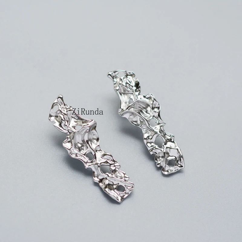 *Lava texture spiral painless ear clip for women without ear holes, adjustable earrings, high-end French style
*Lava texture spiral painless ear clip for women without ear holes, adjustable earrings, high-end French style