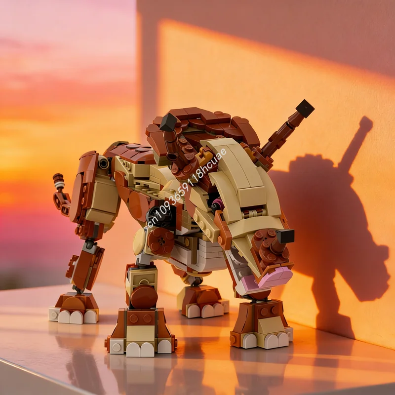 541 деталь MOC: Дикорастущий трицератопс (альтернативная сборка), модель из серии «Юрский период», конструктор, архитектурный набор, идея для подарка на Рождество, игрушка для детей
541 деталь MOC: Дикорастущий трицератопс (альтернативная сборка), модель из серии «Юрский период», конструктор, архитектурный набор, идея для подарка на Рождество, игрушка для детей