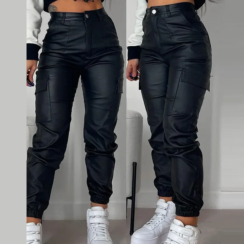 Europe and The United States Solid Color Pu Casual Tight Pants ,Slim Beam Foot Trousers, Leather Pants Women's Autumn and Winter
Europe and The United States Solid Color Pu Casual Tight Pants ,Slim Beam Foot Trousers, Leather Pants Women's Autumn and Winter