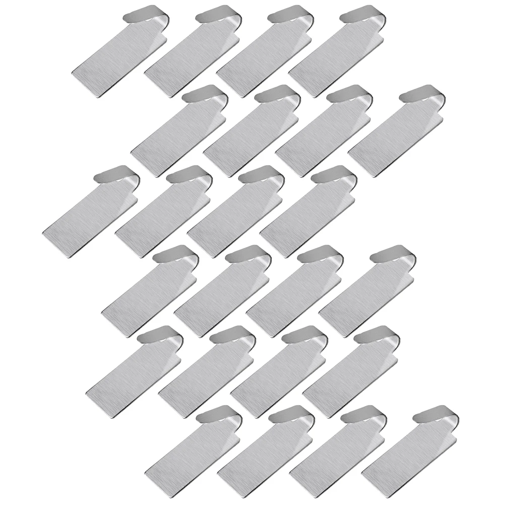 24 Pcs Stainless Steel Hook Wall Hanging Hooks Adhesive Sundries Organizer Sticky Hanger Kitchen Towel Holder
24 Pcs Stainless Steel Hook Wall Hanging Hooks Adhesive Sundries Organizer Sticky Hanger Kitchen Towel Holder