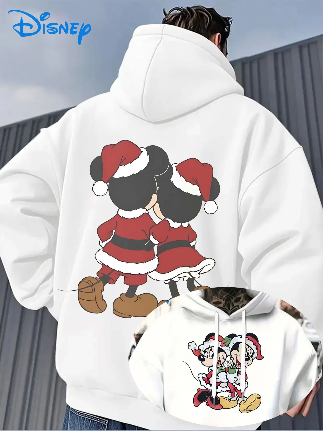 Men's Disney Mickey Mouse Christmas Hoodies Fashion Oversized Unisex Sweatshirts Autumn and Winter Fleece Casual Versatile
Men's Disney Mickey Mouse Christmas Hoodies Fashion Oversized Unisex Sweatshirts Autumn and Winter Fleece Casual Versatile