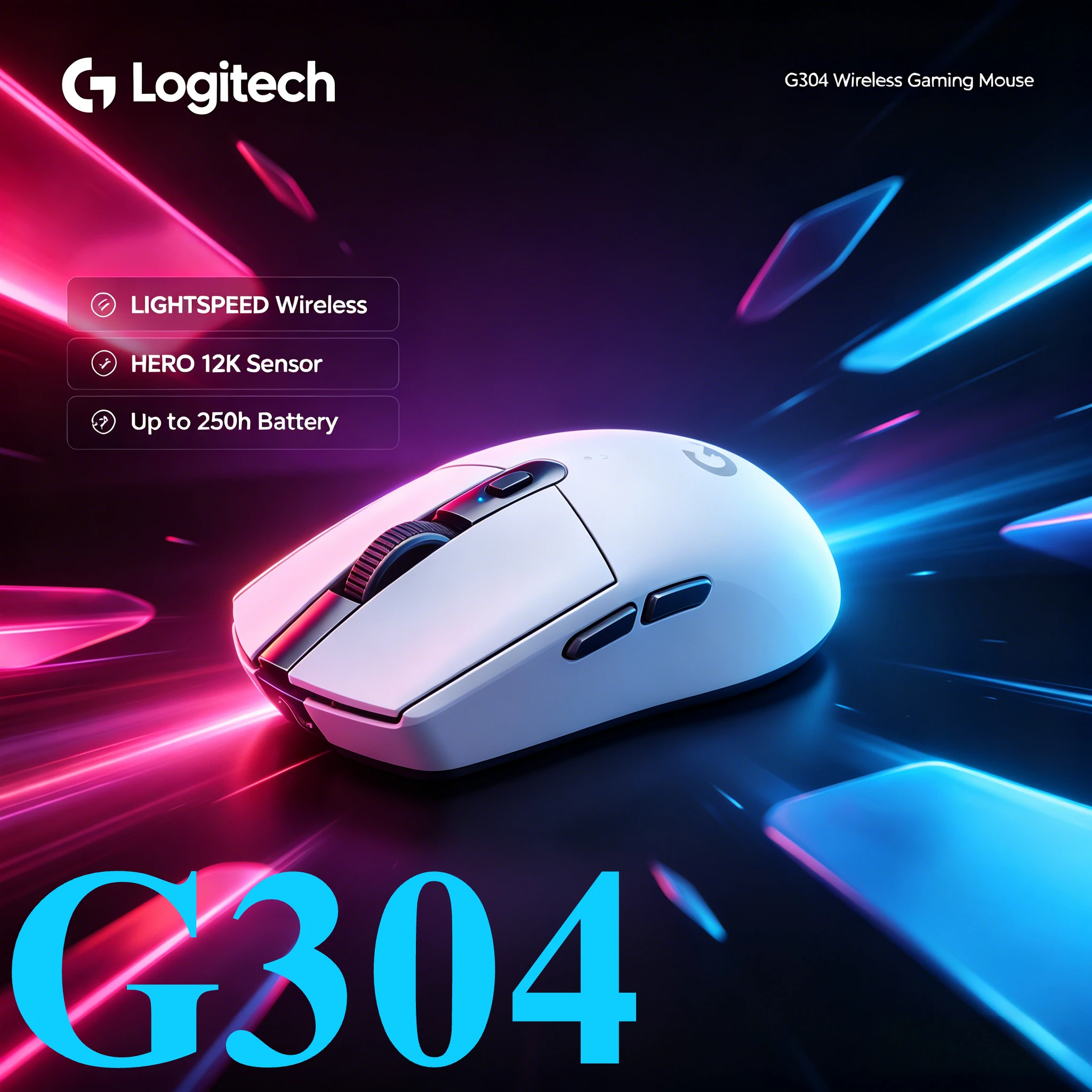 Logitech G304 Wireless Gaming Mouse 6 Programmable Buttons For Windows Mac OS PC Laptop Desktop Gamer Long Battery Life Plus
Logitech G304 Wireless Gaming Mouse 6 Programmable Buttons For Windows Mac OS PC Laptop Desktop Gamer Long Battery Life Plus