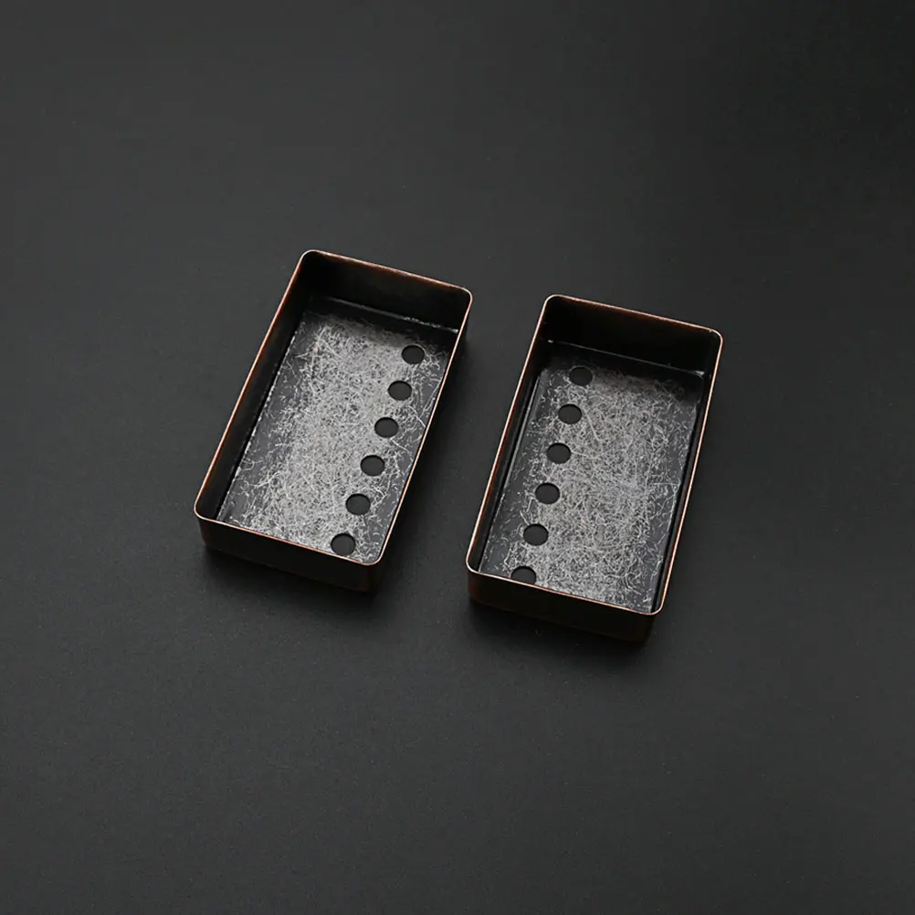 2pcs Metal Guitar Covers Sturdy Electric Pickup Shields Heat Dissipation Ventilation Pickup Dust Cover For Electric Guitars
2pcs Metal Guitar Covers Sturdy Electric Pickup Shields Heat Dissipation Ventilation Pickup Dust Cover For Electric Guitars