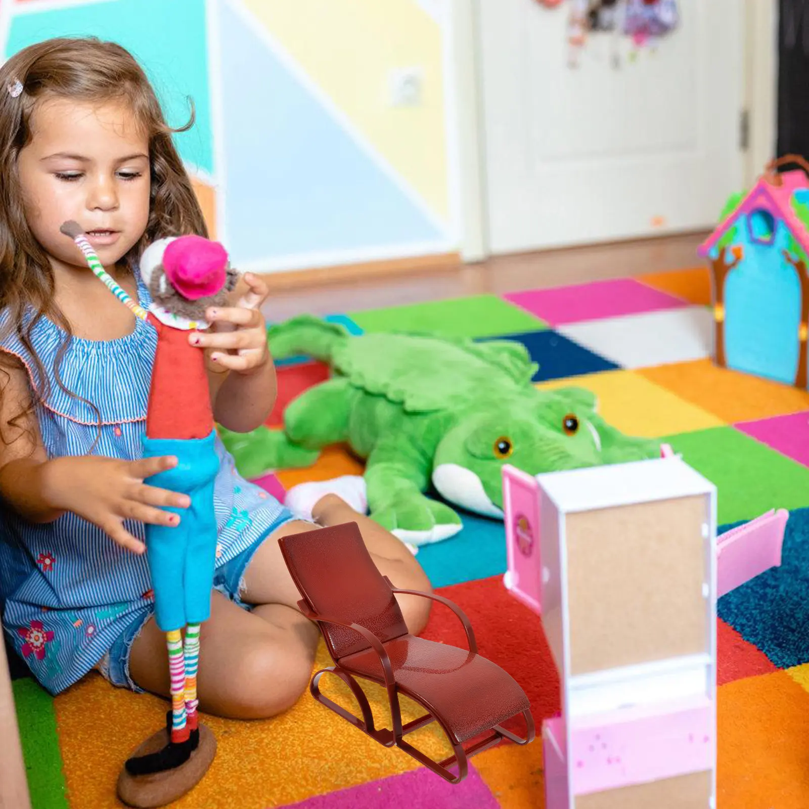 Small Mini Beach Chair Plastic Lounge Chair Pretend Kids Furniture Decoration for Micro Scenes Kids Furniture Toy
Small Mini Beach Chair Plastic Lounge Chair Pretend Kids Furniture Decoration for Micro Scenes Kids Furniture Toy