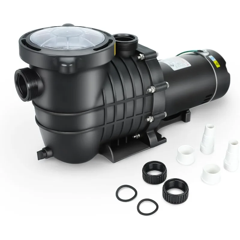 2.0 HP In/Above Ground Swimming Pool Pump, 110V 6600GPH Single Speed Pool Water Pumps lnground Above Ground with Filter Basket
2.0 HP In/Above Ground Swimming Pool Pump, 110V 6600GPH Single Speed Pool Water Pumps lnground Above Ground with Filter Basket