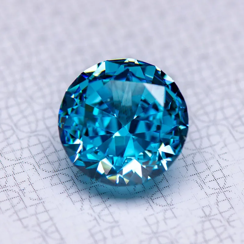 Cubic Zirconia Crushed Ice Cut Light Aquamarine Color Round Shape Charms for Jewelry Making Pendant Materials No Certificate
Cubic Zirconia Crushed Ice Cut Light Aquamarine Color Round Shape Charms for Jewelry Making Pendant Materials No Certificate