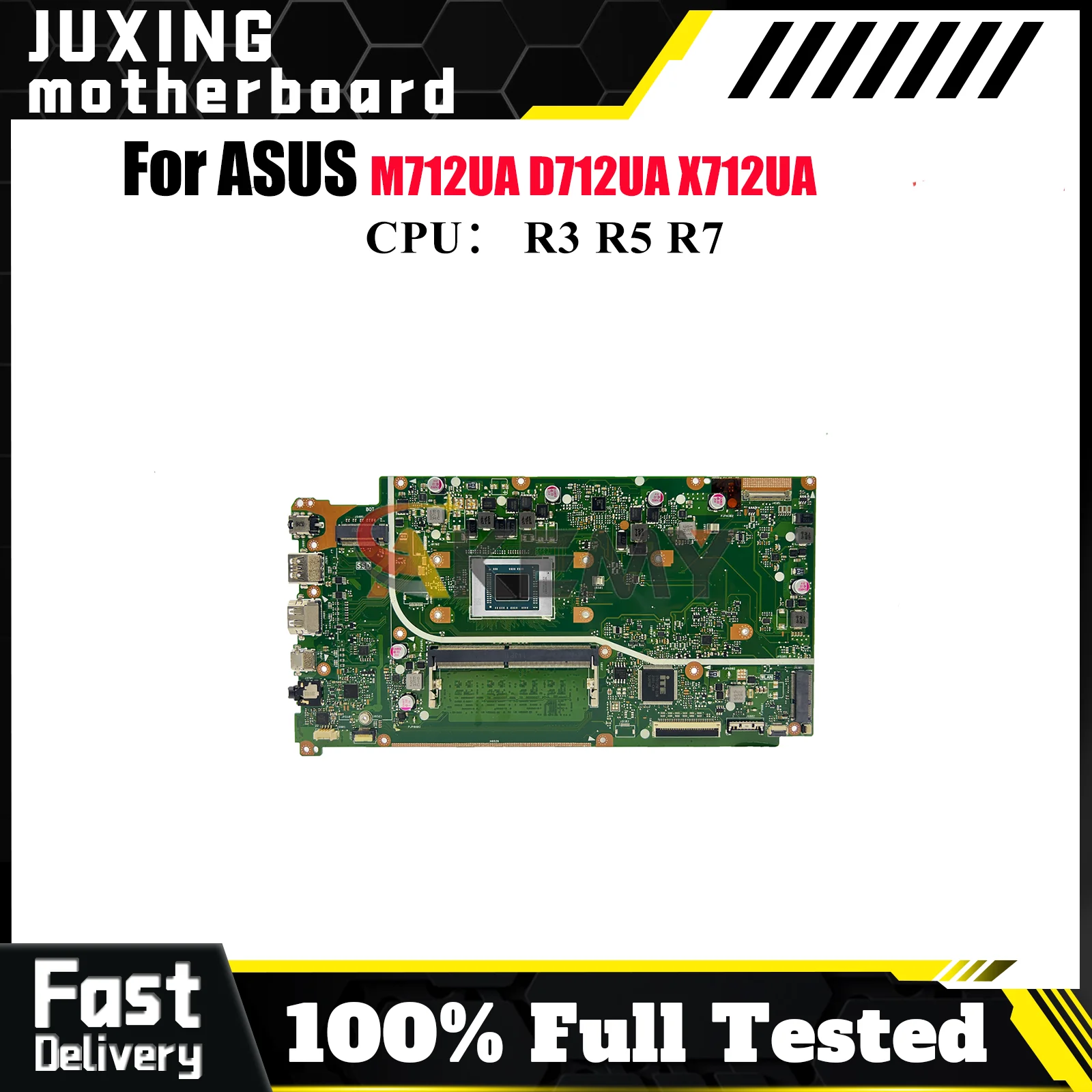 X712UA Laptop Motherboard For ASUS VivoBook X712UA D712UA M712UA X712U Notebook Mainboard With R3 R5 R7 CPU 100% tests OK stk
X712UA Laptop Motherboard For ASUS VivoBook X712UA D712UA M712UA X712U Notebook Mainboard With R3 R5 R7 CPU 100% tests OK stk