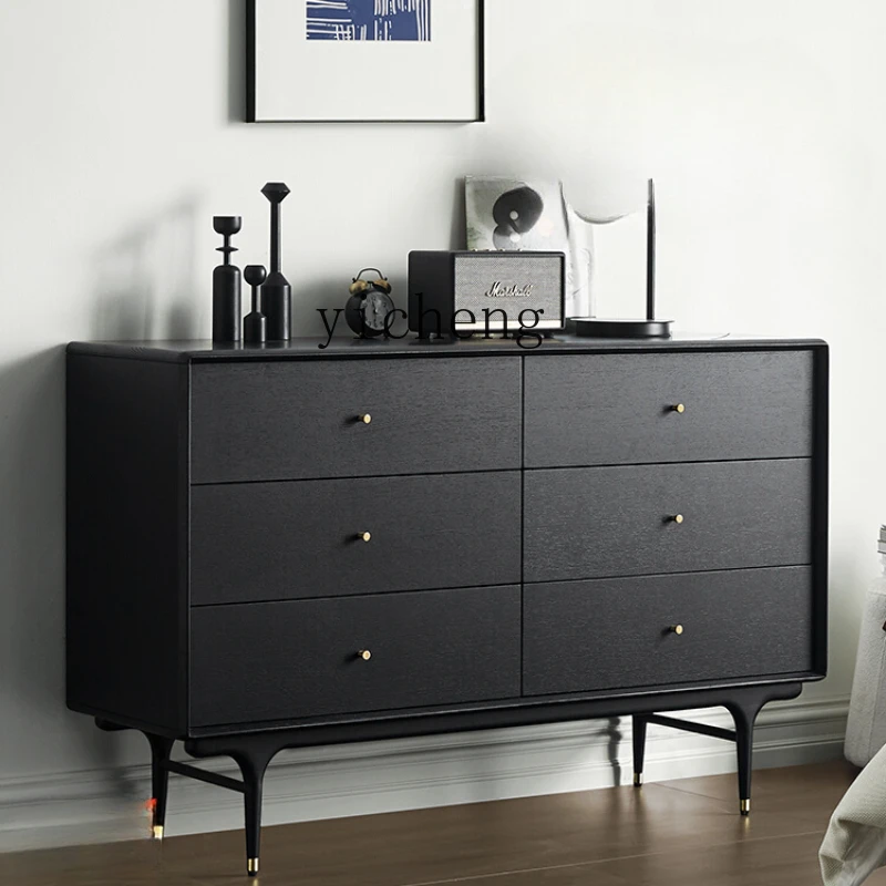 ZC Chest of Drawers Mid-Ancient Style Living Room Chest of Six Drawers Retro Bedroom Locker Drawer Cabinet
ZC Chest of Drawers Mid-Ancient Style Living Room Chest of Six Drawers Retro Bedroom Locker Drawer Cabinet