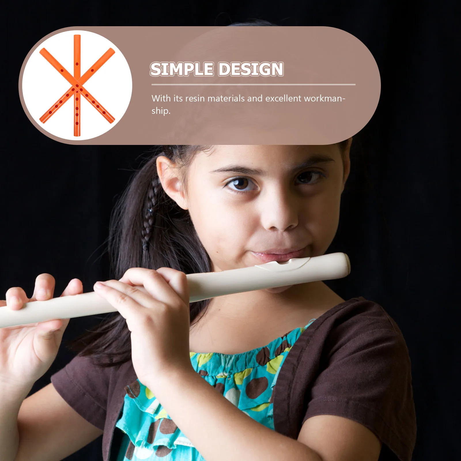 3 Pcs Resin Recorder Kids Music Instrument 6 Holes Beginner Flute Portable Musical Gift for Children Adults Practice Recorder
3 Pcs Resin Recorder Kids Music Instrument 6 Holes Beginner Flute Portable Musical Gift for Children Adults Practice Recorder