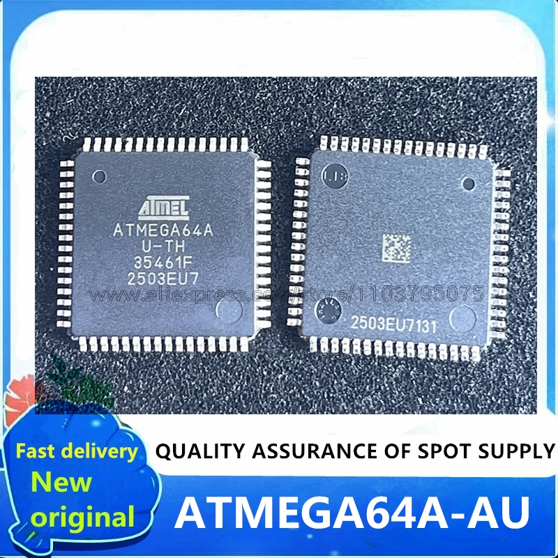 5~50PCS/LOT ATMEGA64A-AU ATMEGA64A U-TH U-TW TQFP64 100% New Original
5~50PCS/LOT ATMEGA64A-AU ATMEGA64A U-TH U-TW TQFP64 100% New Original