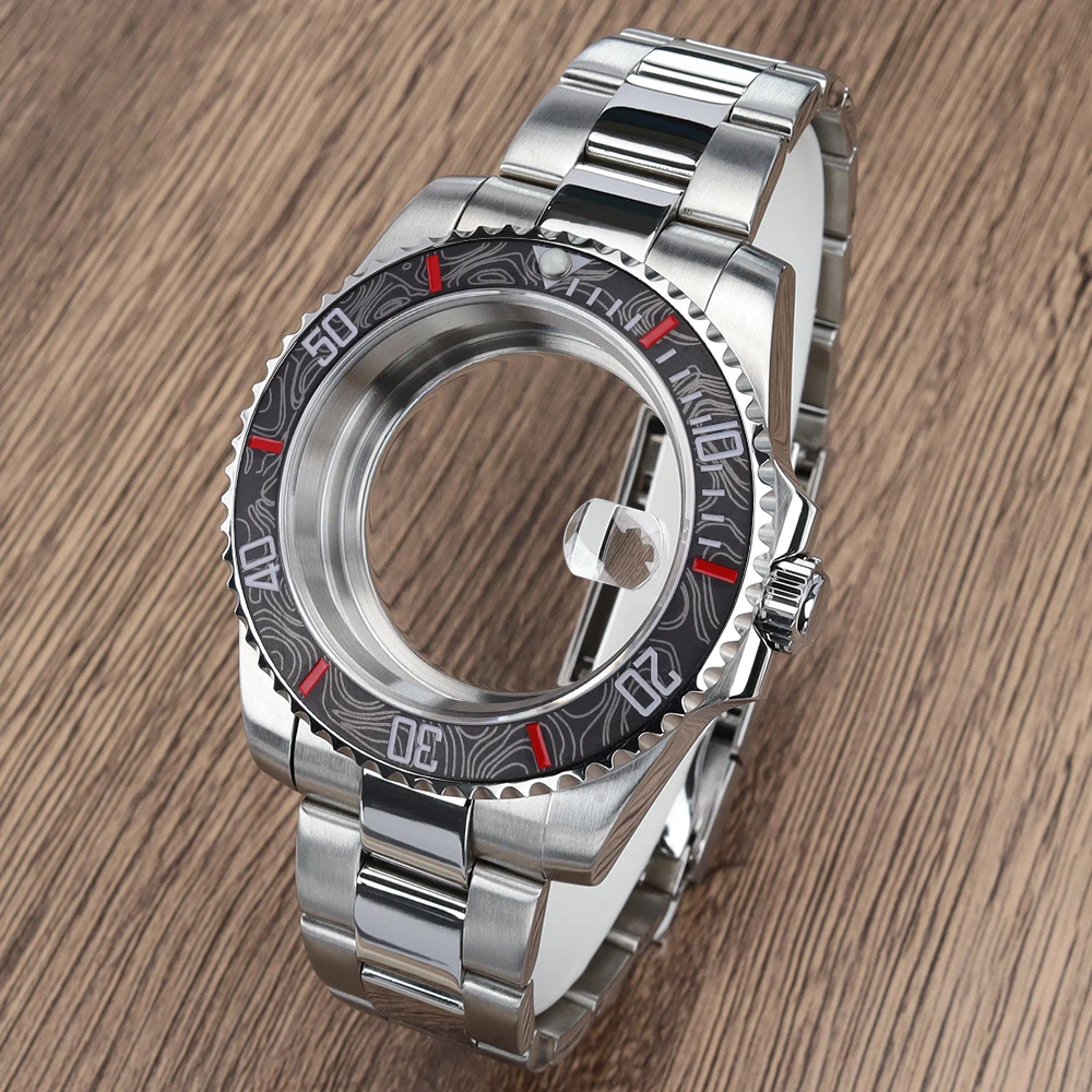 40mm 8215 Sliver Watch Case SUB Sapphire Crystal 120 Click For NH34 NH35 NH36 28.5mm Dial Polished Oyster Watchmaker Tools Part
40mm 8215 Sliver Watch Case SUB Sapphire Crystal 120 Click For NH34 NH35 NH36 28.5mm Dial Polished Oyster Watchmaker Tools Part