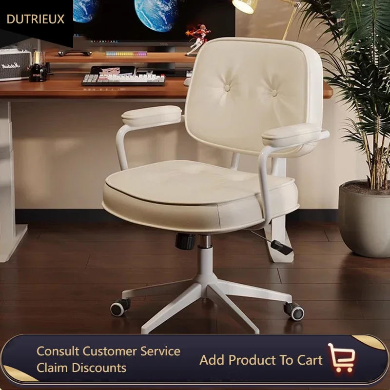 Comfortable Computer Office Chair Universal Nordic Modern White Office Chair High Back Cadeiras De Escritorio Home Furniture
Comfortable Computer Office Chair Universal Nordic Modern White Office Chair High Back Cadeiras De Escritorio Home Furniture