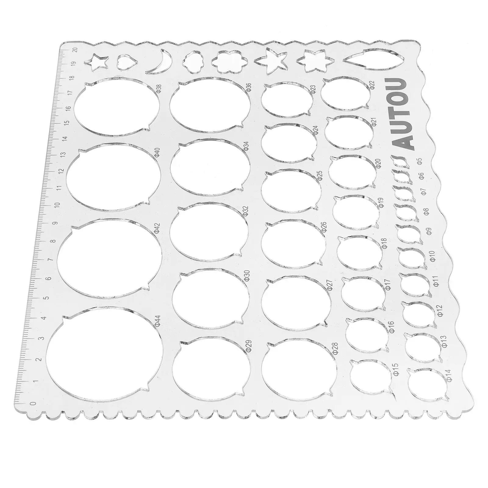 Quilling Ruler 33 Holes Circle Template Plastic DIY Supplies for Paper Flowers Beginner Adults Lightweight Safe Crafts Tools
Quilling Ruler 33 Holes Circle Template Plastic DIY Supplies for Paper Flowers Beginner Adults Lightweight Safe Crafts Tools