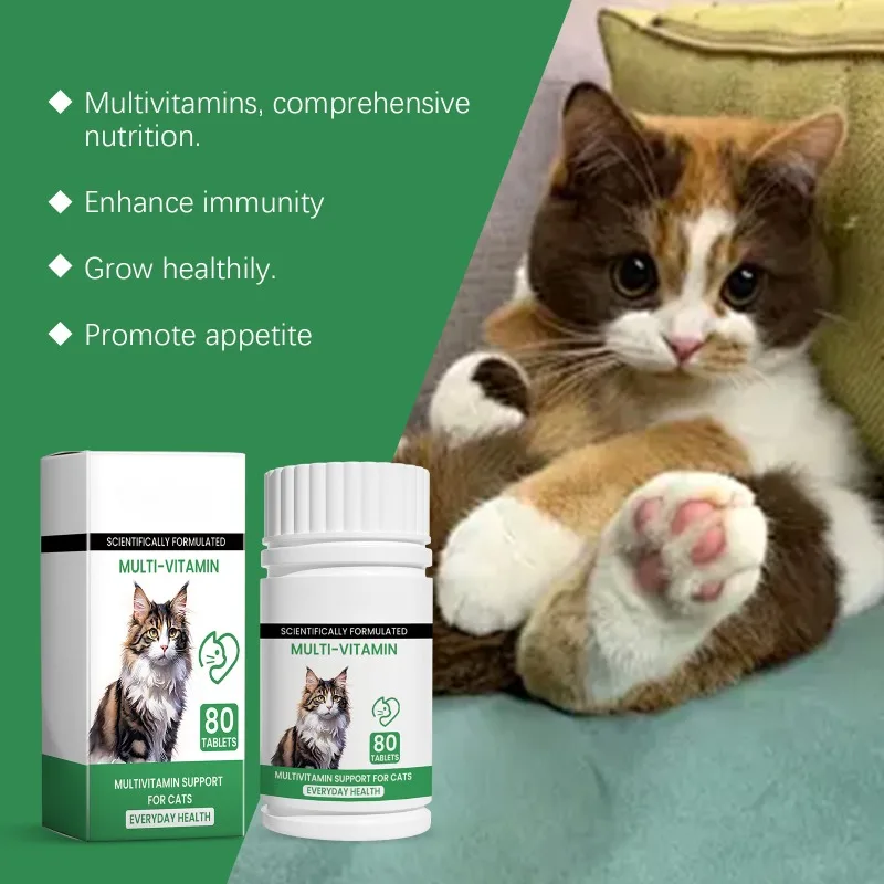 Pet Cat Compound Vitamin Tablets, Cat Supplements, Vitamin and Trace Element Nutritional Supplements
Pet Cat Compound Vitamin Tablets, Cat Supplements, Vitamin and Trace Element Nutritional Supplements