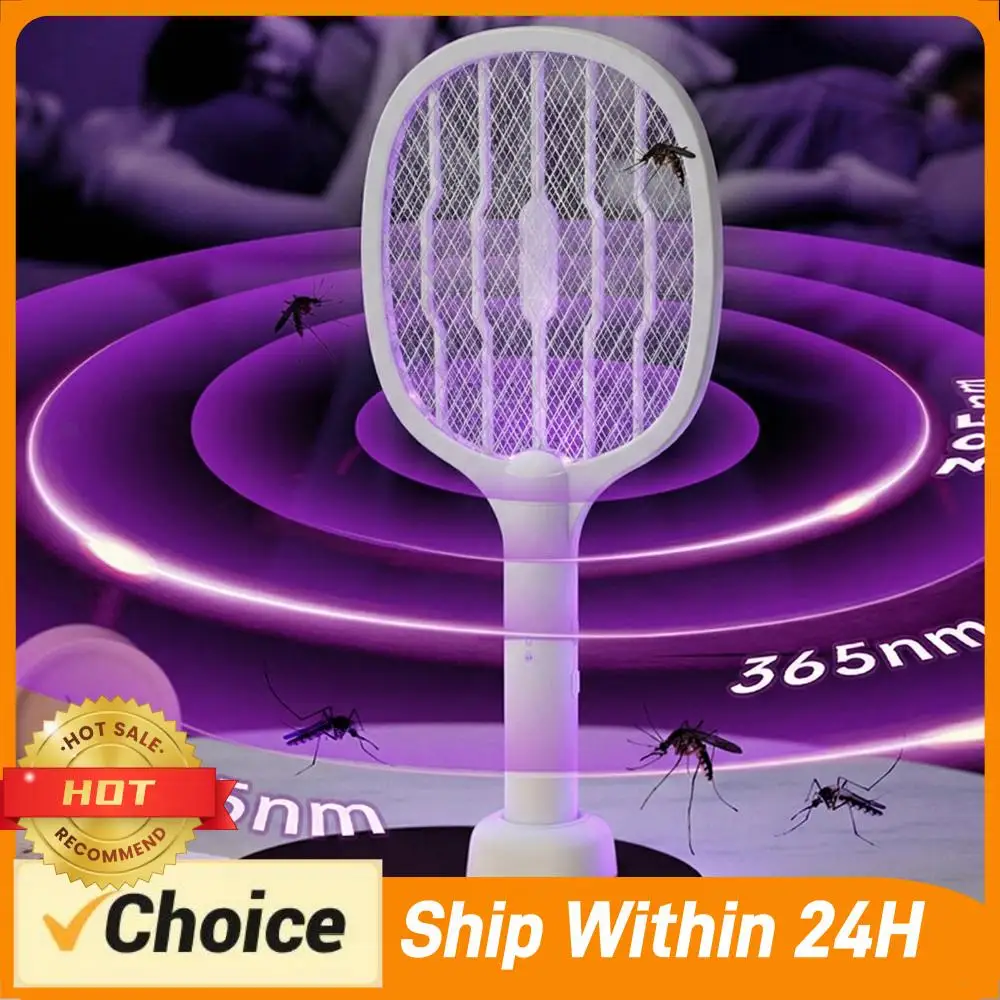 2 in 1 Zapper Racket Rechargeable Mosquito Swatter Fly Killer and Mosquito Trap Lamp for Home Bedroom Office Indoor Outdoor
2 in 1 Zapper Racket Rechargeable Mosquito Swatter Fly Killer and Mosquito Trap Lamp for Home Bedroom Office Indoor Outdoor