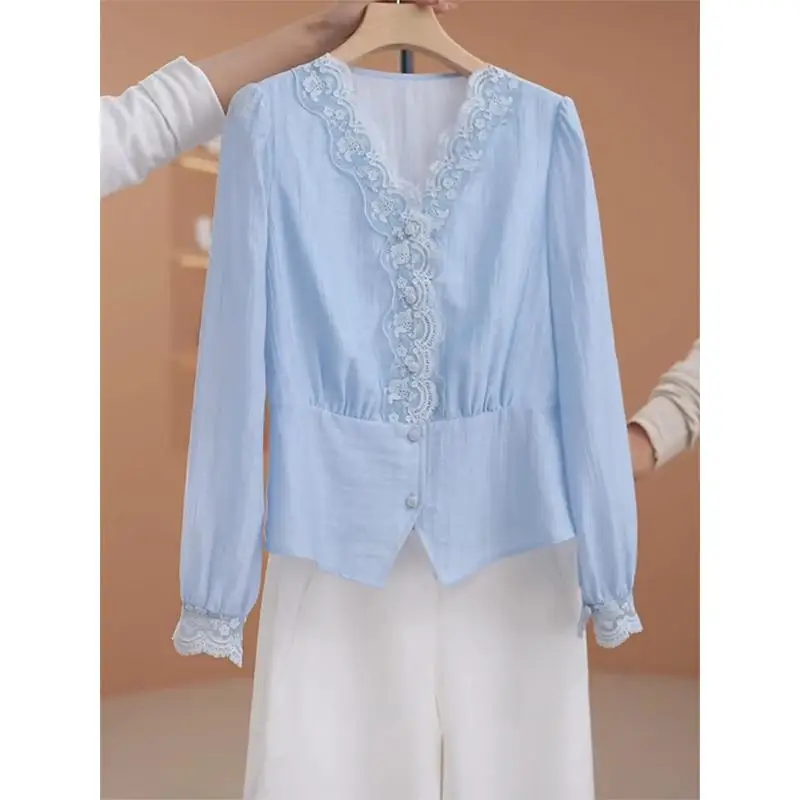 Синий кружевной универсальный корейский Sle весна-лето Новое поступление легкий роскошный сенсационный маленький размер антивозрастной шикарный дизайн
Синий кружевной универсальный корейский Sle весна-лето Новое поступление легкий роскошный сенсационный маленький размер антивозрастной шикарный дизайн