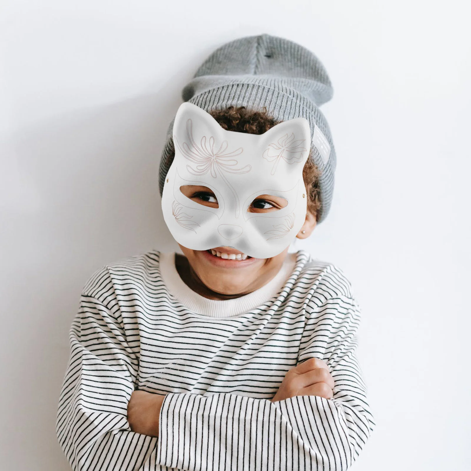 Cat Face Mask DIY White Masquerade Halloween Paintable Paper Masks for Party Prom Blank Lightweight Comfortable Wear Cultivate
Cat Face Mask DIY White Masquerade Halloween Paintable Paper Masks for Party Prom Blank Lightweight Comfortable Wear Cultivate