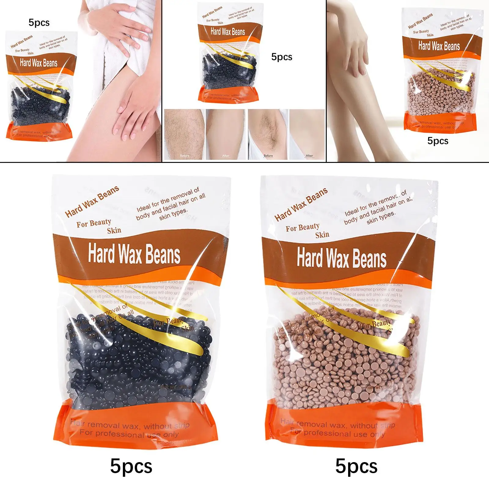 5 Pieces Hard Wax Beans Underarms Gentle Wax Beads Hair Removal Wax Beans Solid Wax Pellets for Face Body Legs Bikini Line Men
5 Pieces Hard Wax Beans Underarms Gentle Wax Beads Hair Removal Wax Beans Solid Wax Pellets for Face Body Legs Bikini Line Men