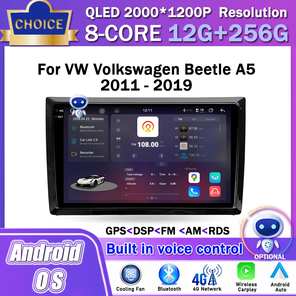 9 inch for VW Volkswagen Beetle A5 2011 - 2019 Android Auto Radio Car Multimedia Stereo Player GPS Carplay WiFi
9 inch for VW Volkswagen Beetle A5 2011 - 2019 Android Auto Radio Car Multimedia Stereo Player GPS Carplay WiFi