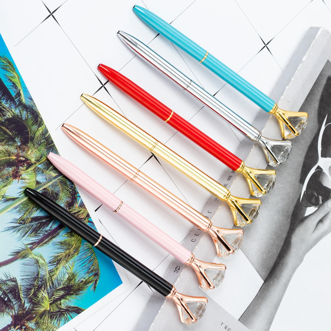 500pcs Mini Ballpoint Pen Metal Diamond Crystal Pencil Beautiful Gift Pens For School Office Supplies
500pcs Mini Ballpoint Pen Metal Diamond Crystal Pencil Beautiful Gift Pens For School Office Supplies