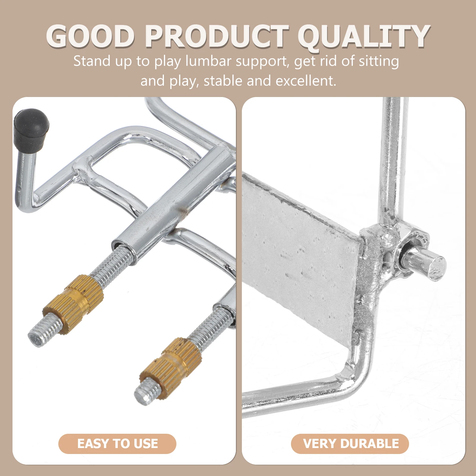 Musical Instruments Holder Erhu Waist Support Durable Stand Vertical Silver Iron Creative
Musical Instruments Holder Erhu Waist Support Durable Stand Vertical Silver Iron Creative