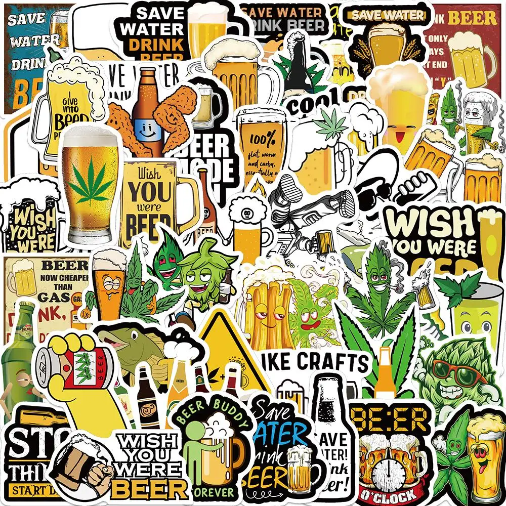 10/25/50PCS Funny Beer Waterproof Graffiti Stickers Summer Cool Drinks Decoration Guitar Luggage Phone Helmet Gift Stickers
10/25/50PCS Funny Beer Waterproof Graffiti Stickers Summer Cool Drinks Decoration Guitar Luggage Phone Helmet Gift Stickers