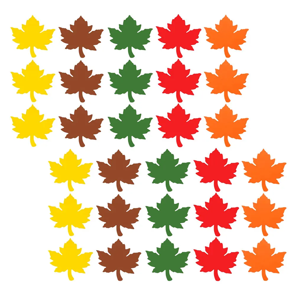 60Pcs Fall Maple Leaf Cutouts Paper Cards Bright Autumn Colors for Thanksgiving Classroom Bulletin Board Decorations
60Pcs Fall Maple Leaf Cutouts Paper Cards Bright Autumn Colors for Thanksgiving Classroom Bulletin Board Decorations