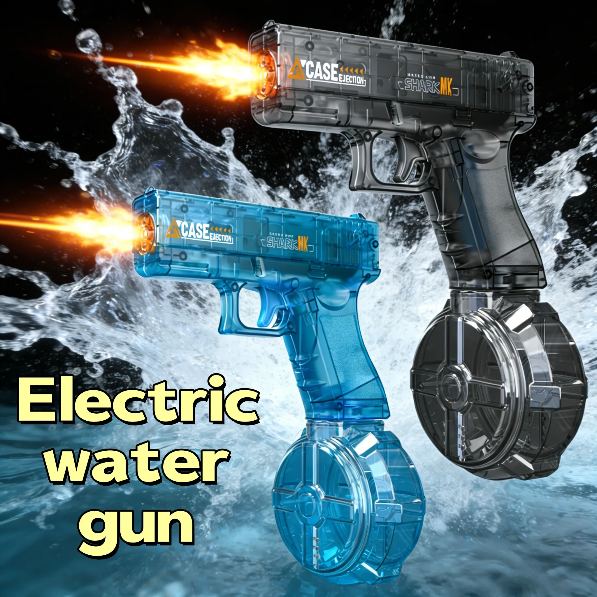 Electric Water Gun Rechargeable Automatic & Manual Spray Gun Capacity Range Up to 32 FT Range for Adults & Kids
Electric Water Gun Rechargeable Automatic & Manual Spray Gun Capacity Range Up to 32 FT Range for Adults & Kids
