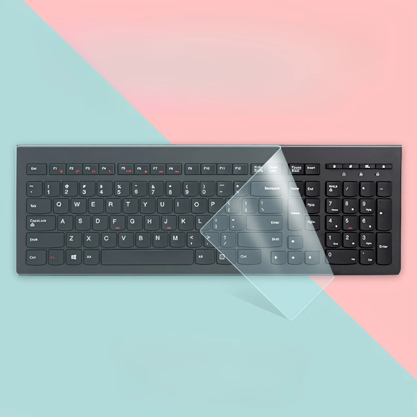 Desktop Keyboard Cover, Flat Film for Mechanical Keyboards,External Keyboard Film,Keyboard Protector,Dustproof and, Easy To Wash
Desktop Keyboard Cover, Flat Film for Mechanical Keyboards,External Keyboard Film,Keyboard Protector,Dustproof and, Easy To Wash