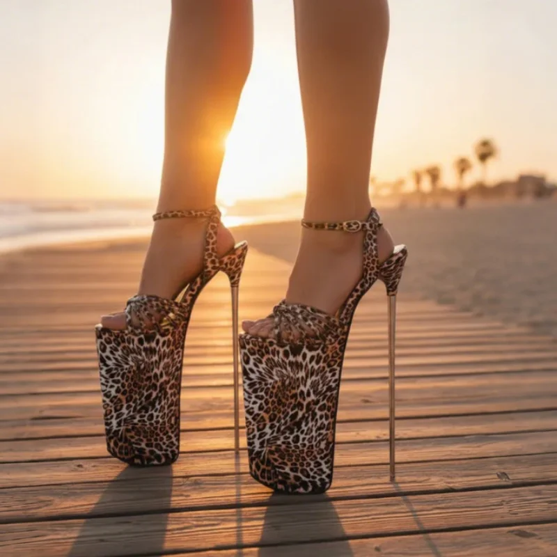 Crossdresser Unisex Sandals 30cm Super High Thin Heels Platform Pumps Peep Toe Shoes Woman Party Stripper Catwalk Shows Stiletto
Crossdresser Unisex Sandals 30cm Super High Thin Heels Platform Pumps Peep Toe Shoes Woman Party Stripper Catwalk Shows Stiletto