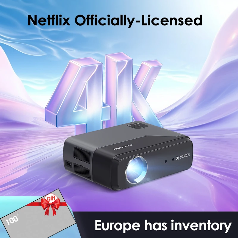 CAIWEI A8 1500 ANSI 4k Ultra HD Home Theater Projectors for Movies Auto Focus and Keystone Netflix Google Android 11 Projector
CAIWEI A8 1500 ANSI 4k Ultra HD Home Theater Projectors for Movies Auto Focus and Keystone Netflix Google Android 11 Projector