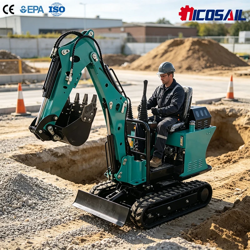 Compact Hydraulic Mini Excavator 1300mm Digging Depth Small Crawler Digger for Farm Landscaping Utility Work
Compact Hydraulic Mini Excavator 1300mm Digging Depth Small Crawler Digger for Farm Landscaping Utility Work
