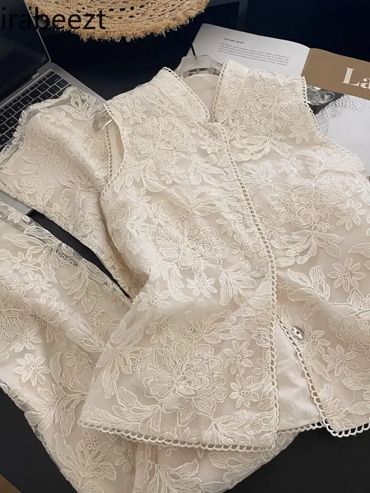 Chinese Vintage Embroidered Vest Top & High-Waisted Wide-Leg Pants Two-Piece Set for Women Summer 2025 New
Chinese Vintage Embroidered Vest Top & High-Waisted Wide-Leg Pants Two-Piece Set for Women Summer 2025 New