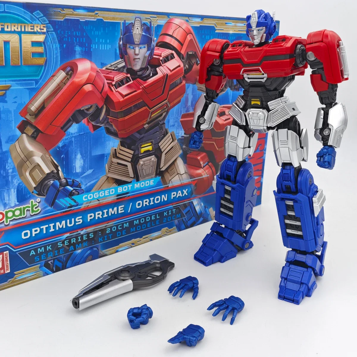 In Stock Amk Series Model Kit OP Orion Pax Transformation One Cogged Bot Mode 20CM Assembled Model Robot Action Figures Toys
In Stock Amk Series Model Kit OP Orion Pax Transformation One Cogged Bot Mode 20CM Assembled Model Robot Action Figures Toys