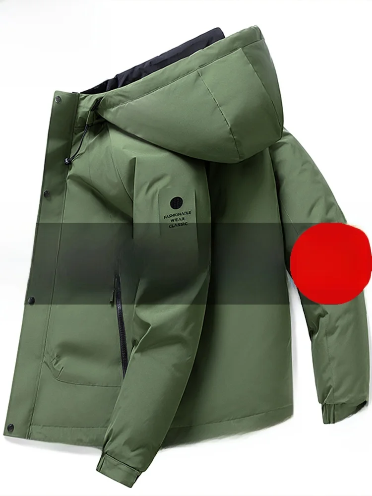 Paul Workwear Hooded down Cotton Jaet Men's Warm Thiened Cotton Winter Clothes Military een Loose Coat Autumn Outerwear
Paul Workwear Hooded down Cotton Jaet Men's Warm Thiened Cotton Winter Clothes Military een Loose Coat Autumn Outerwear