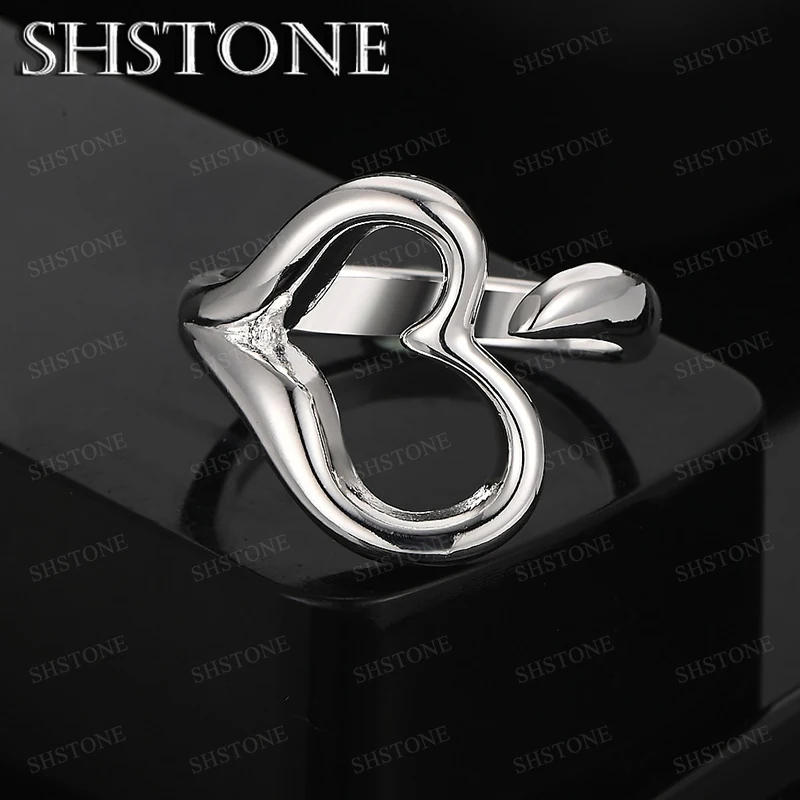 925 Sterling Silver Romantic Heart Rings For Women Man Fashion Charm Engagement Wedding Birthday Party Gift Jewelry Accessories
925 Sterling Silver Romantic Heart Rings For Women Man Fashion Charm Engagement Wedding Birthday Party Gift Jewelry Accessories