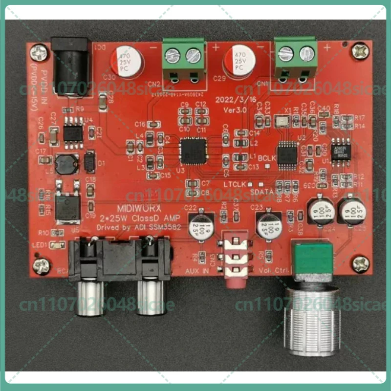 For Analog Devices SSM3582 Class D Digital Amplifier Board 50W 150W 200W 1/2/4/8 Channel
For Analog Devices SSM3582 Class D Digital Amplifier Board 50W 150W 200W 1/2/4/8 Channel