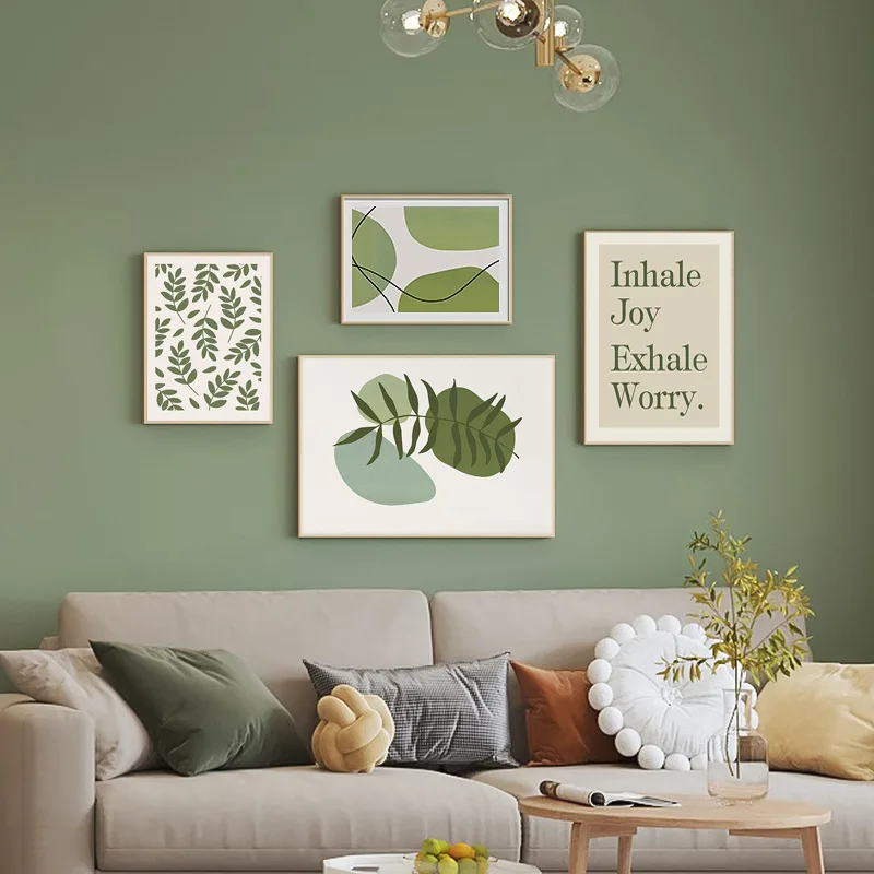 Nordic Modern Geometric Green Leaf Flower Wall Art Abstract Sofa Background Wall Mural Bedroom Bedside Hanging Painting
Nordic Modern Geometric Green Leaf Flower Wall Art Abstract Sofa Background Wall Mural Bedroom Bedside Hanging Painting