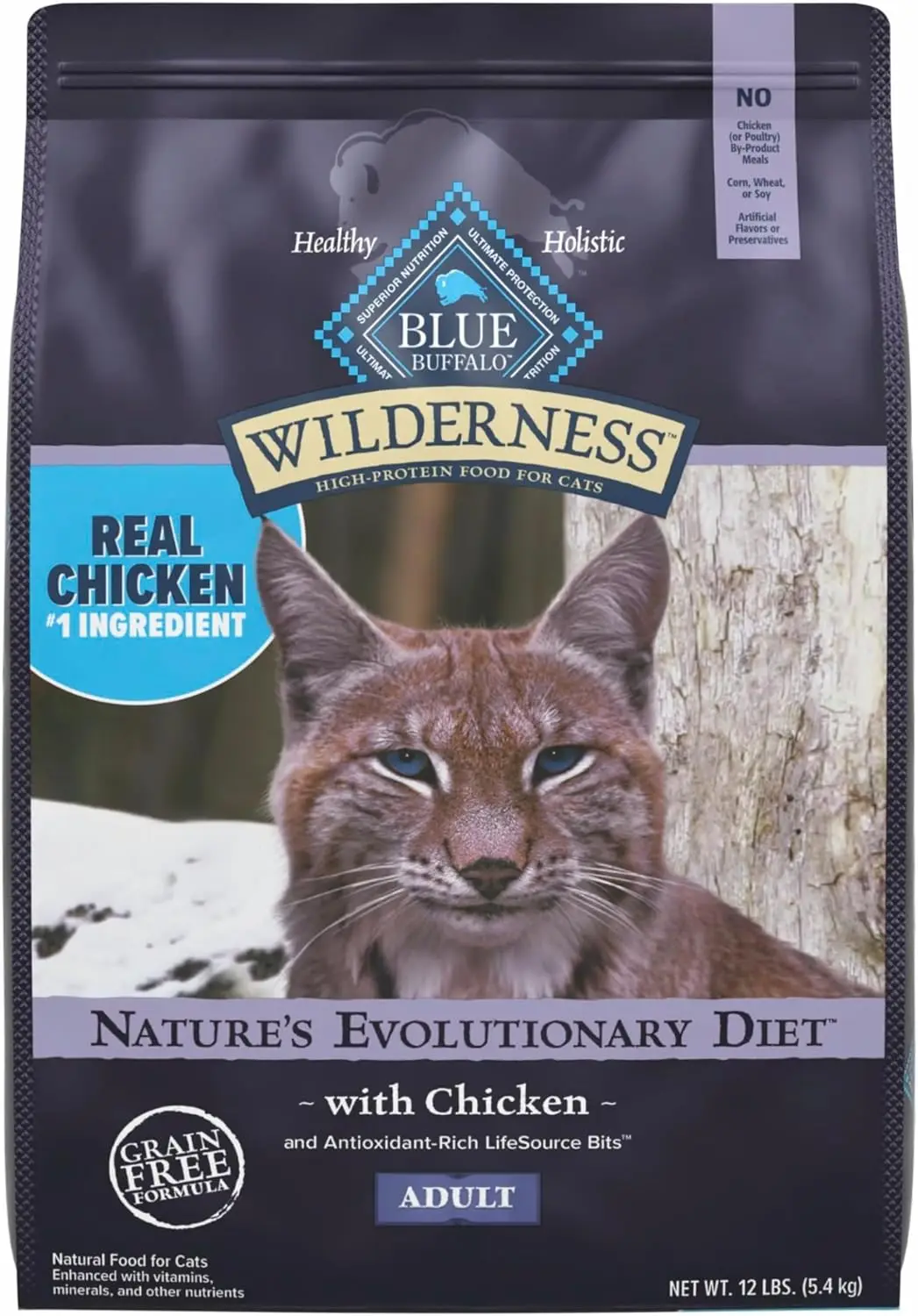 Buffalo Wilderness Natural Adult Dry Cat Food, High-Protein and Grain-Free Diet, Supports Healthy Muscle Development and a
Buffalo Wilderness Natural Adult Dry Cat Food, High-Protein and Grain-Free Diet, Supports Healthy Muscle Development and a