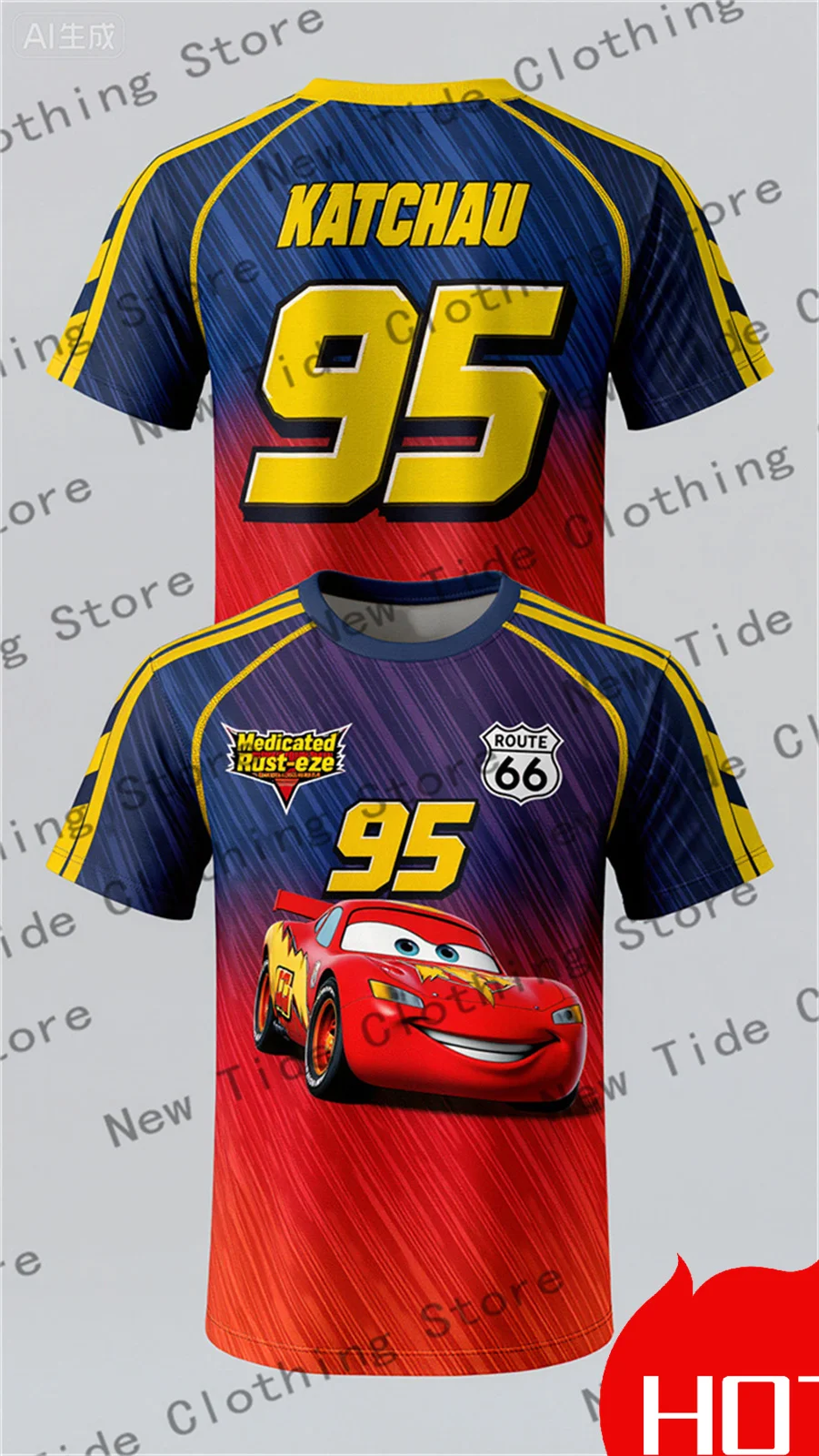 Cars Movie Men T Shirt Cartoon 95 Print Lightning McQueen Tee Short Sleeve Fashion Summer Top Adult Casual Streetwear Wear
Cars Movie Men T Shirt Cartoon 95 Print Lightning McQueen Tee Short Sleeve Fashion Summer Top Adult Casual Streetwear Wear